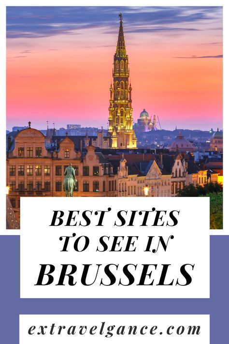 Brussels is a vibrant city full of incredible sites to see and things to do. Here are the must-see places! City Museum, Berlin Wall, 11th Century, Archaeological Site, Best Sites, Green Space, Town Hall, Sacred Heart, Walking Tour