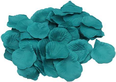 Rose Petals Wedding Table, Blue Rose Flower, Flower Petals Wedding, Wedding October, Rose Petals Wedding, Silk Rose Petals, Bridal Shower Party Favors, Petal Confetti, Dinner Party Table