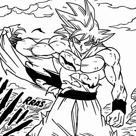 Goku Manga Panel, Goku Manga, Dbz Manga, Dragon Ball Painting, Dragon Ball Art Goku, Dragon Ball Super Art, Anime Dragon Ball Goku, Dragon Ball Super Manga, Manga Icon