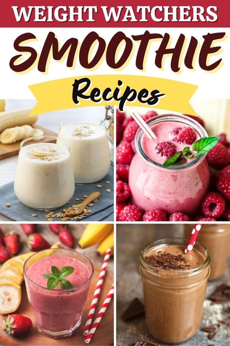 Smoothie King Recipes, Pregnancy Breakfast, Banana Oatmeal Smoothie, Weight Watcher Smoothies, Chocolate Banana Smoothie, Smoothies Vegan, Peanut Butter Banana Smoothie, Healthy Smoothie Recipes, Weight Watchers Smoothie Recipes