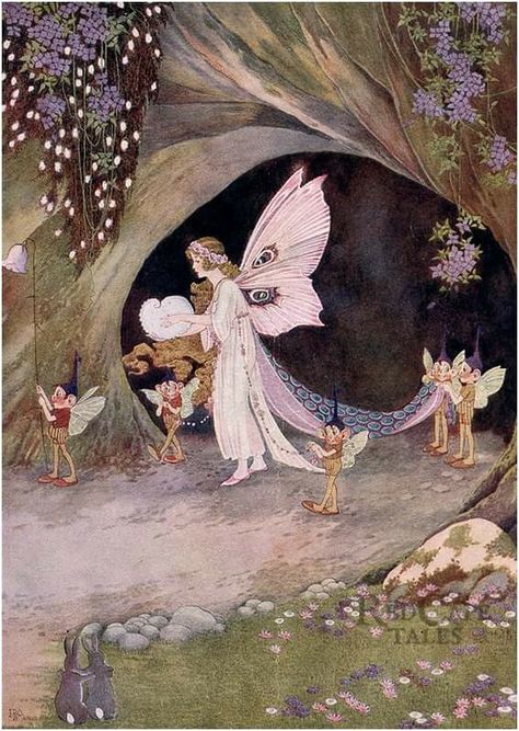 Fairies Aesthetic, Ida Rentoul Outhwaite, Faery Art, Fairy Paintings, Fairy Stories, Fairy Illustration, Elves And Fairies, Fairy Aesthetic, Fairytale Illustration