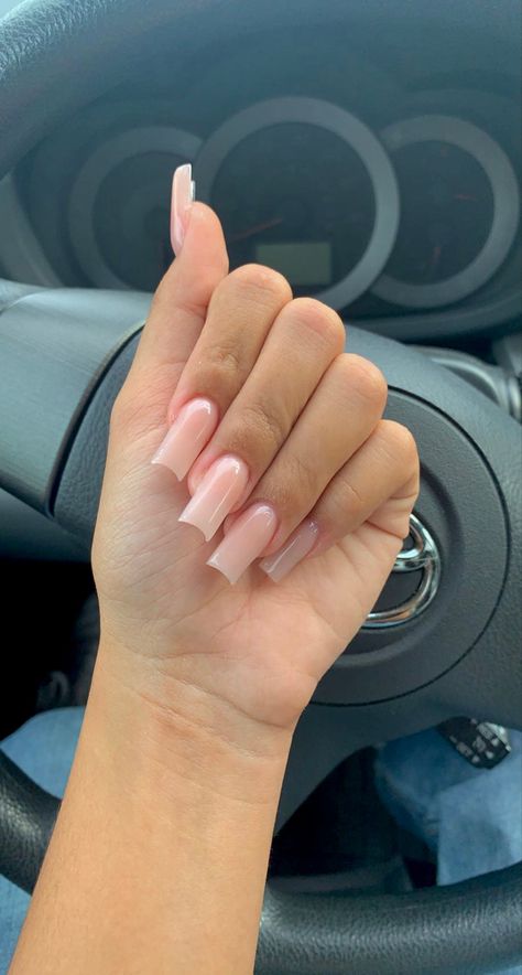 Tapered Square Nails, Girly Acrylic, Edgy Nails, White Acrylic Nails, Colored Acrylic Nails, Simple Acrylic Nails, Girly Acrylic Nails, Classy Acrylic Nails, Short Square Acrylic Nails