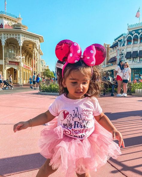 2nd Birthday At Disney World, Sisters Disney Outfits, 1st Birthday Disney Outfit, Dorney Park Outfits, Disney Tutu Outfits, Baby Girl Disney Outfits, Disney World Birthday Outfit, Disney Outfits Toddler Girl, Toddler Disney Outfit Girl