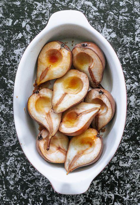 Pears With Blue Cheese, Roasted Pears, Roasted Pear, Red Pear, Honey Nut, A Match Made In Heaven, Match Made In Heaven, Made In Heaven, Blue Cheese