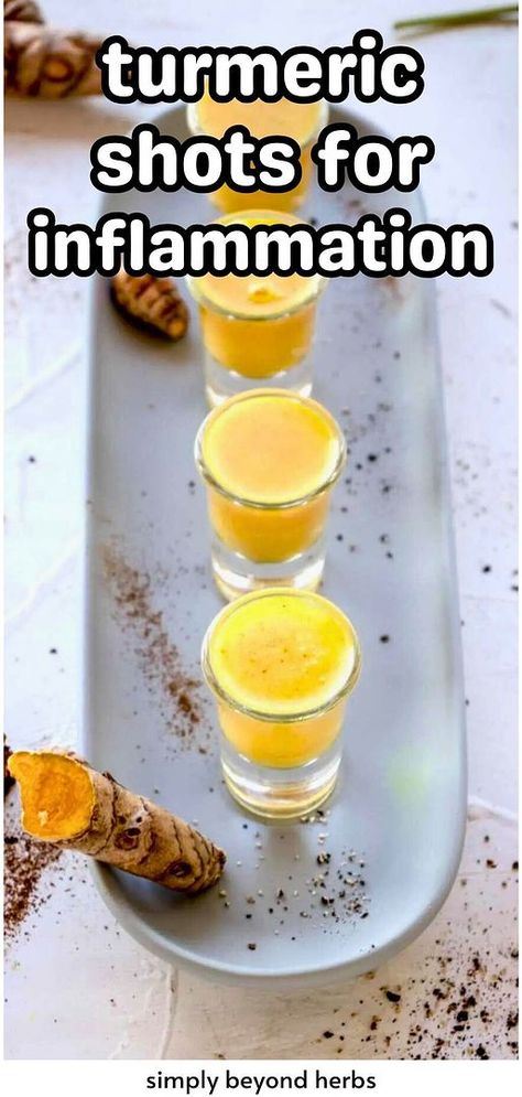 Discover turmeric shots for inflammation in our immunity drink recipes & immune booster collection. These shots are crafted to help soothe inflammation and enhance your immune system, making them a great health support. Find more herbal drinks, cold remedies, and cough remedies at simplybeyondherbs.com. Medicinal Teas, Homemade Creams, Drink Shots, Immunity Drink, Almond Cow, Inflammation Recipes, Immune Boosting Smoothie, Elderberry Recipes, Turmeric Juice