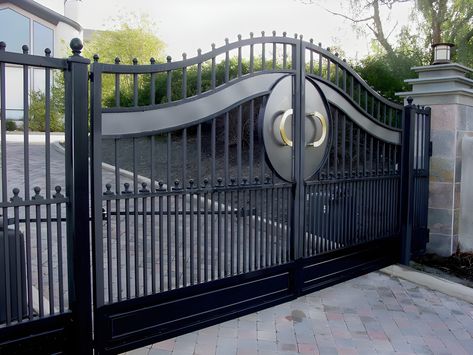 Wrought iron garden gates