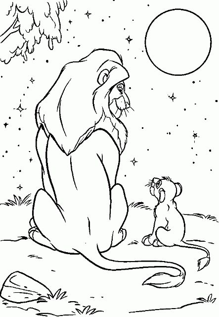 Papà e figlio 3 disegni da colorare gratis Lion King Coloring Pages, Mouse Coloring Pages, Lion King Tattoo, King Drawing, Lion Coloring Pages, Lion King Drawings, Disney Princess Coloring Pages, Lion King Art, Horse Coloring Pages