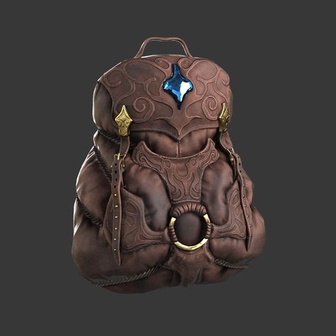 Ar Fashion, Backpack Drawing, Fantasy Wizard, Fantasy Witch, Magic Bag, His Queen, Writing Fantasy, Fantasy Props, Game Props