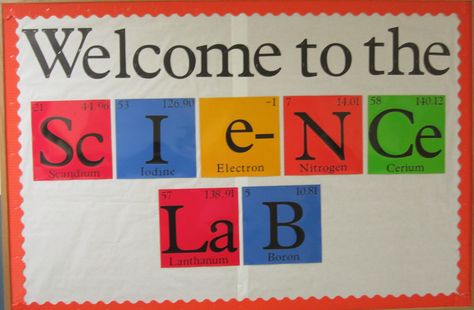 Science / Science lab bulletin board Borders For Board, Science Bulletin Boards, Middle School Classroom Decor, Mad Scientists, Classroom Decor High School, Science Decor, Gandhi Jayanti, Middle School Classroom, Board Decoration