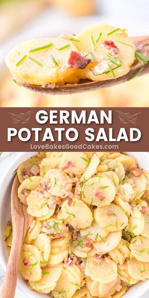 German Potato Salad pin collage German Potato Salad Recipe Authentic, Authentic German Potato Salad, Quick Foods, German Potato Salad Recipe, German Cooking, Cauliflowers, Creamy Chicken And Rice, German Potato, Chicken Rice Casserole