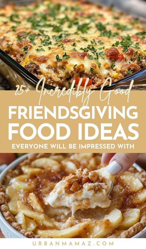 Looking for the best Friendsgiving food ideas to bring to the potluck? Check out this ultimate list of 25+ incredibly good Friendsgiving food ideas everyone will be impressed with. Dinner Party Ideas For Adults, Friendsgiving Tablescape, Friendsgiving Recipes, Friendsgiving Food Ideas, Thanksgiving Hacks, Friendsgiving Ideas, Best Food Ideas, Friendsgiving Food, Fancy Dinner Recipes