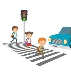 Traffic Rules For Kids, Road Clipart, Road Safety Poster, Green Traffic Light, Picture Comprehension, Road Kids, Rules For Kids, Safety Posters, Cross Roads