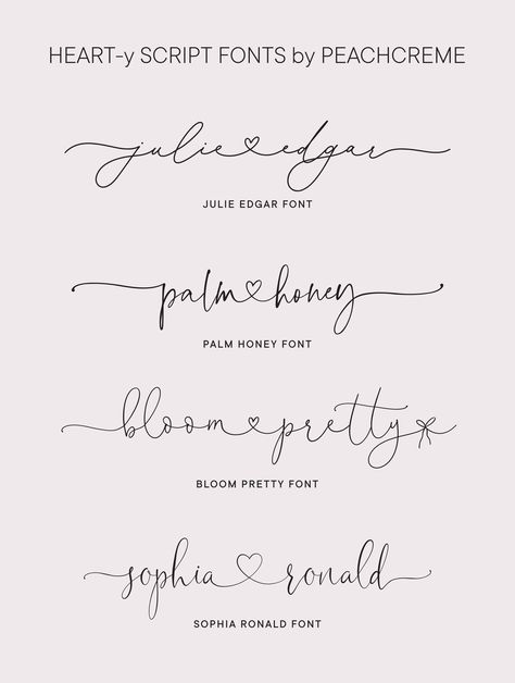 Wedding Fonts Free, Heart Fonts, Cursive Handwriting Fonts, Romantic Typography, Fonts Wedding, Free Calligraphy, Fonts Calligraphy, Romantic Fonts, Minimalist Font