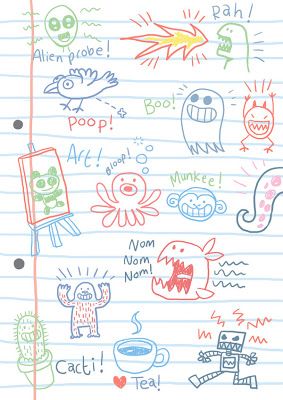 Squid Bits!: Daily Comic! Basquiat Art, Notebook Doodles, Desain Buklet, Diy Iphone Case, I'm Bored, Arte Sketchbook, Mini Drawings, Cute Little Drawings, Doodle Drawings