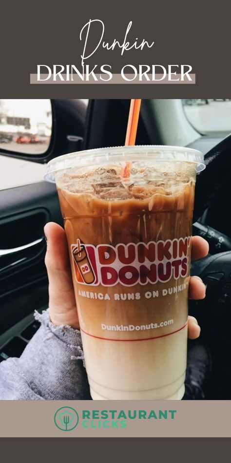 Dunkin’, or Dunkin’ Donuts as it was formerly known, was once incredibly popular for donuts. It still is famous for its donuts, but over the years, customers have caught onto one of Dunkin’s other incredible offerings, and this is their drinks. In this guide, I’ve compiled a list of the top drinks to order at Dunkin’ the next time you’re there #coffeedrinks #coffee #dunkindonuts Dunkin Macchiato Order, Macro Friendly Dunkin Donuts Coffee, Butter Pecan Dunkin Order, What To Order At Dunkin Donuts Coffee, Dunkin Cold Brew Order Ideas, Dunkin Cold Brew Order, Dunkin Donuts Iced Coffee Order Caramel, Dunkin Iced Coffee Order Ideas, Best Dunkin Donuts Iced Coffee Order