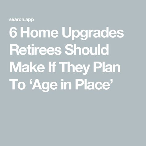 6 Home Upgrades Retirees Should Make If They Plan To ‘Age in Place’ Age In Place, Grab Bars In Bathroom, Floor Insulation, Toilet Installation, Grow Old, Aging In Place, Best Insulation, Insulation Materials, Saving For Retirement