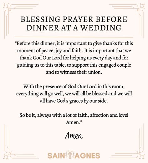 8 Best Prayers for Wedding Rehearsal Dinner (With Images) Rehearsal Dinner Schedule, Wedding Meal Prayer, Rehearsal Dinner Ideas Food, Rehearsal Dinner Speech, Meal Prayer, Rehearsal Dinner Food, Wedding Rehearsal Dinners, Best Prayers, Prayer For Daughter