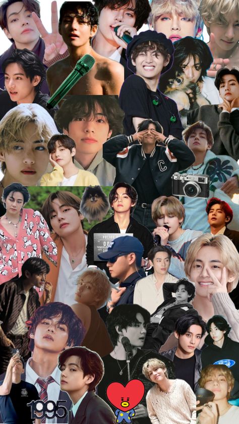 Taehyung collage Taehyung Collage, Bts V Pictures, Taehyung Photoshoot, Art Wallpaper Iphone, Aesthetic Gif, Bts V, My Vibe, Art Wallpaper, Kim Taehyung