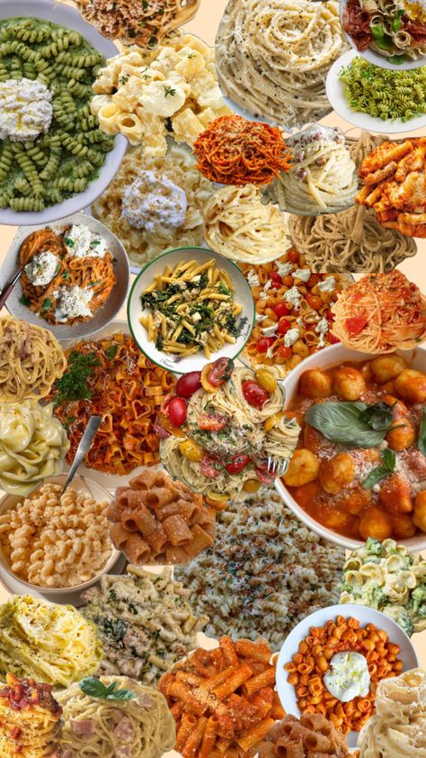 #pasta #food #foodie #italian #eats #collage #vibes Meal Asthetic Picture, Pasta Wedding Dinner, Italy Food Aethstetic, Italy Aesthetic Food, Greece Collage, Pasta Platter, Italian Board, Emily Core, Italian Food Photography