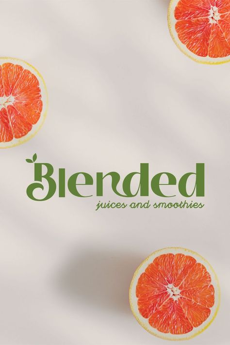 Blended is a cold pressed juice and smoothie company that uses organic fruit and vegetables to craft healthy and energizing drinks. Founded by two dynamic individuals, the company believes in the importance of connecting with their customers. They have an extensive range of flavors to choose from and have the option to build your own drink, making it personalized to your taste. Their aim is to make ‘healthy’ super easy and tasty for people with busy lives. Graphic Designer Studio, Healthy Brands, Juice Company, Juice Branding, Juice Packaging, Organic Fruits And Vegetables, Bar Logo, Pressed Juice, Lets Talk