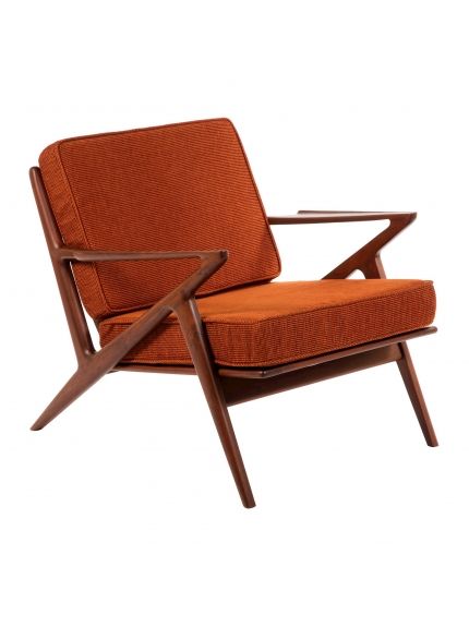 Forza Lounger Chair - Burnt Orange Fabric With Teak Frame Orange Accent Chair, Burnt Orange Fabric, Grey Leather Chair, Mcm Chair, Pink Velvet Chair, Patchwork Chair, Lounger Chair, Upholstery Sofa, Living Room Wood Floor