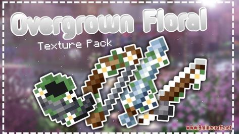 Minecraft Mods For Pe, Minecraft Pack, Minecraft Texture Pack, Minecraft Addons, Floral Tools, Minecraft Modpacks, Planet Minecraft, Minecraft Skins Aesthetic, Rumah Minecraft Sederhana