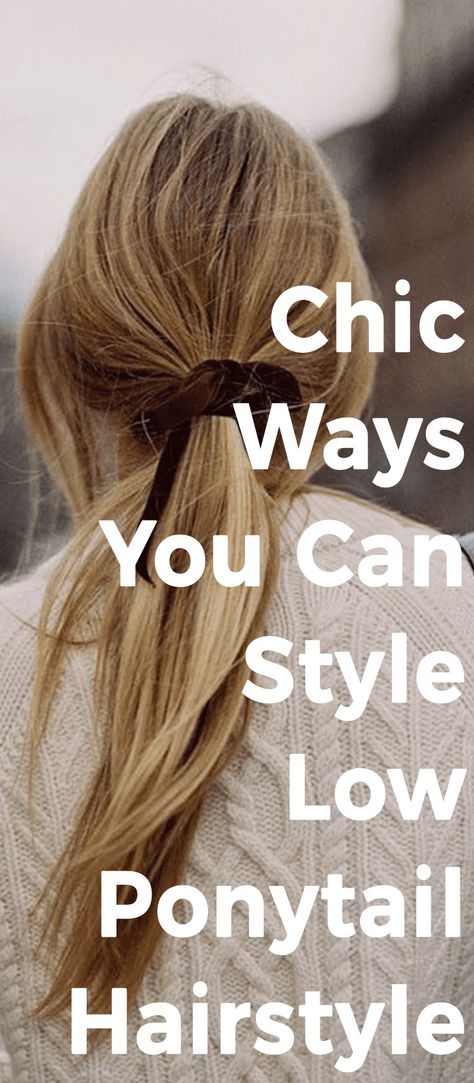 6 Elegant And Chic Ways You Can Style Low Ponytail Hairstyle Low Ponytail Hairstyle, Low Ponytail Hairstyles, Pool Hair, Ponytail Tutorial, Loose Ponytail, Ponytail Hairstyle, Bobby Pin Hairstyles, Messy Ponytail, Hair Flow