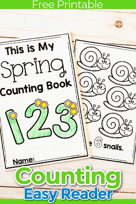 March Craft, Counting Activities For Preschoolers, Math Counting Activities, Spring Math Activities, Spring Theme Preschool, Farm Lessons, Print Awareness, Preschool Counting, Letter Recognition Activities