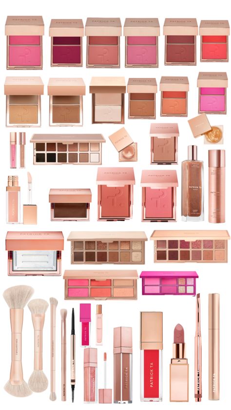 Patrick Ta Makeup Products, Patrick Ta Makeup, Makeup Gloss, Makeup Beauty Room, Evening Eye Makeup, Makeup Collection Goals, Preppy Makeup, Gloss Eyeshadow, Patrick Ta