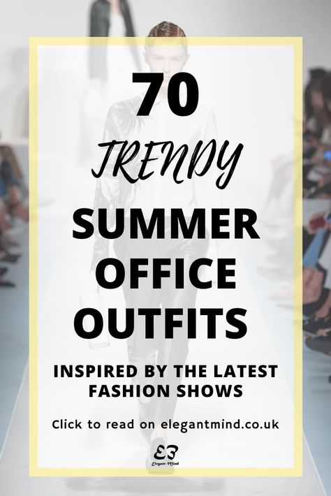 If you're looking for light and chic yet professional outfits for the office, check out these 70 trendy summer work outfits. Hot Work Outfits Summer, Tropical Work Outfit, Work Outfit Summer Office, Business Professional Outfits Summer, Bold Colors Outfits, Elegant Work Wear, Hot Day Outfit, Outfit Ideas For Work, Summer Office Outfits