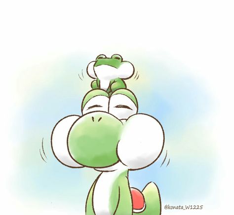 Cute Yoshi Matching Pfp, Yoshi Wallpaper, Matching Pfp, Green And White, Mario, Green, White