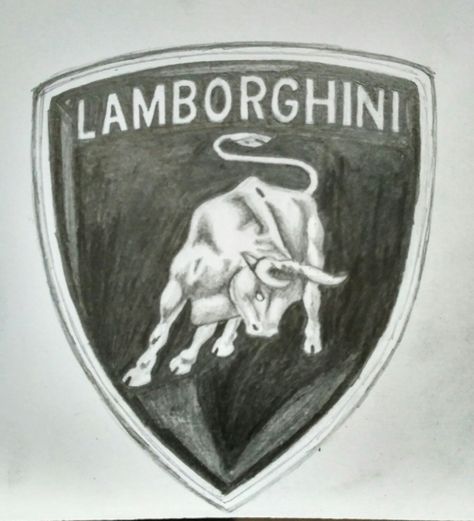 logo drawing Lamborghini Logo, Car Design Sketch, Valentine Photography, Mini Drawings, Car Drawings, Drawing Easy, Logo Black, Art Drawings Sketches Simple, Drawing Sketch