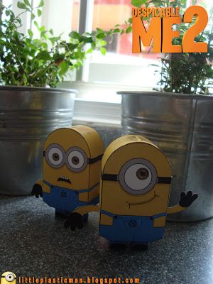 Dave & Stuart Diy Minions, Minion Toy, Despicable Me Party, Minion Mayhem, Minion Costumes, Crazy Toys, Plastic Man, Despicable Me 2, 3d Paper Art