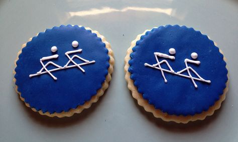 The row logo sent to me by a customer that represented her sons row mascot at Newport Harbor High. Treats In A Cup, Raspberry Trellis, Yea Party, Design Cookies, Rowing Crew, Wedding Cake Cookies, Iced Biscuits, Men Logo, Graduation Party Planning