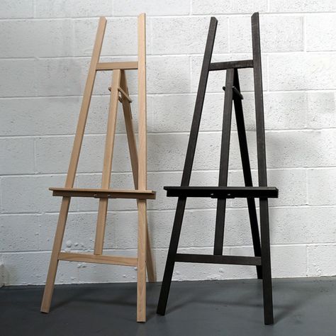 Wood Stand Display, Wooden Easel Stand, Hotel Foyer, Minimalist Apartment Decor, Floor Easel, Standing Display, Wood Easel, Steel Paint, Craft Stalls