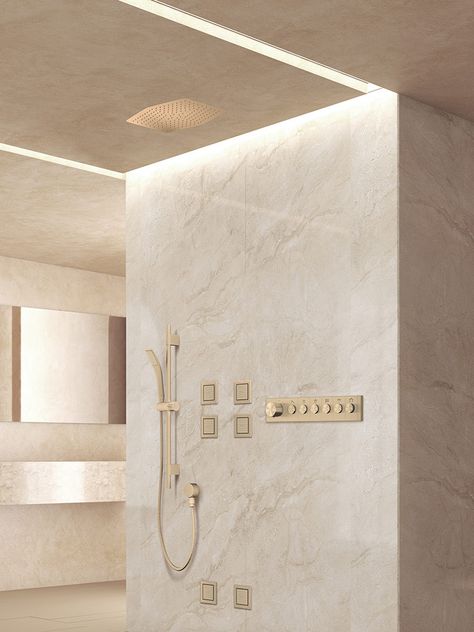 Kohler Anthem, Waterproof Bathroom Wall Panels, Kohler Shower, Glamorous Bathroom, Kohler Bathroom, Bathroom Wall Panels, Shower Controls, Luxury Bedroom Design, Body Sprays