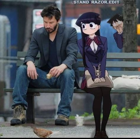 Anime X Reality, San Funny, Cant Communicate, Gengar Pokemon, Komi-san Wa Komyushou Desu, Comedy Anime, Cute Reptiles, Komi San, Real Anime