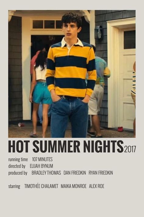 Polaroid Movie Poster, Night Film, Movie To Watch List, Iconic Movie Posters, Film Posters Minimalist, Hot Summer Nights, Indie Films, Teen Movies, Film Posters Vintage