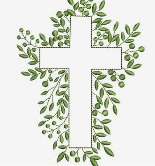 Cross Embroidery Designs, Easter Svg Files, Fun Easter Crafts, Cross Embroidery, Cross Wreath, Cross Svg, Faith Svg, Christmas Embroidery Designs, Easter Projects