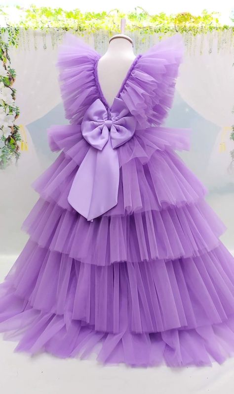 Lavender Flower Girl Dress Lavender Toddler Dress Lilac - Etsy Узбекистан Toddler Fancy Dress Girl, Kids Flower Dress, Fancy Toddler Dresses, Purple Kids Dress, Tutu Dresses For Kids, Tulle Dress For Kids, Princess Dresses For Toddlers, Tutu Frocks, Lavender Flower Girl