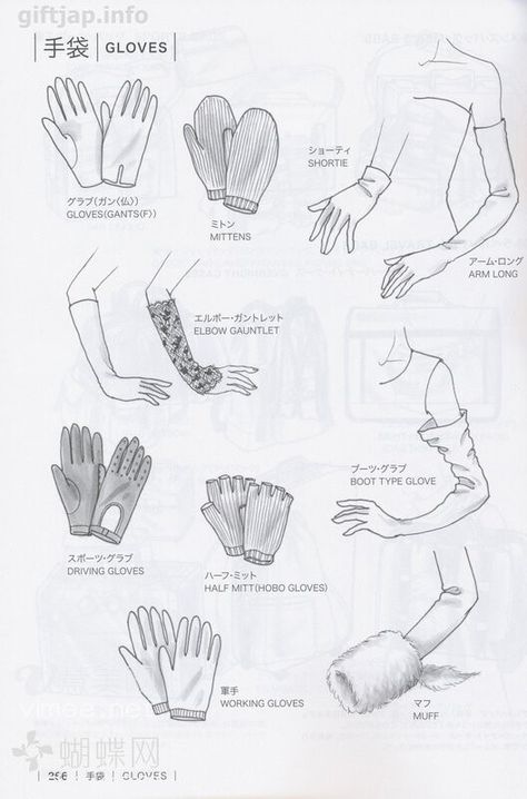 Gloves Illustration, Gloves Drawing, Types Of Gloves, Fancy Gloves, Fashion Design Drawing, Fashion Dictionary, Gloves Design, Fashion Vocabulary, Sketches Tutorial