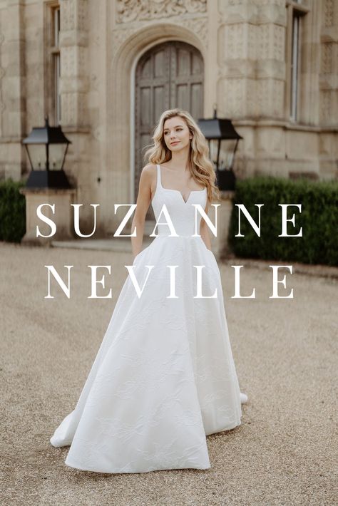 Suzanne Neville Wedding Dresses Wedding Gown Designers, Suzanne Neville Wedding Dress, Wedding Dresses Couture, Dresses Couture, Suzanne Neville, British Wedding, Couture Wedding Dresses, Dresses Luxury, Wedding 2025