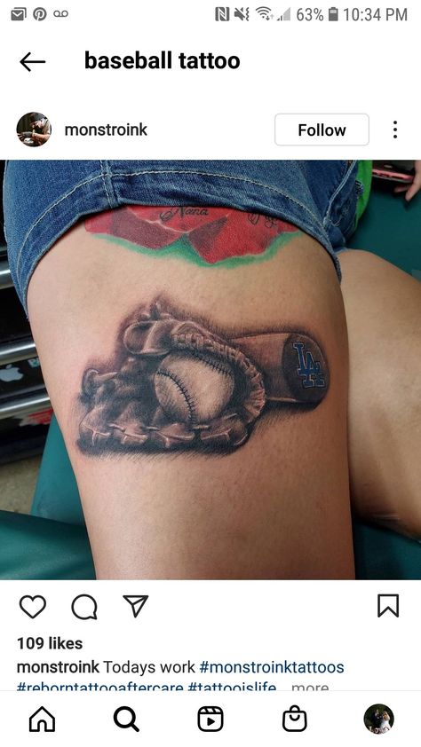 Baseball Glove Tattoo Ideas, Baseball Glove Tattoo, Aiden Tattoo, Grandpa Tattoo, Baseball Tattoo, Baseball Tattoos, Ball Tattoo, Baseball Mitt, Remembrance Tattoos