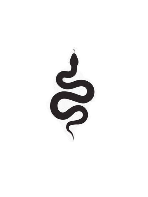 Small Simple Dark Tattoos, Small Black Snake Tattoo, Small Tats Men, Small Snake Tattoo Men, Simple Alt Tattoos, Black Tattoos Men, Easy Tatoos Ideas, Little Snake Tattoo, Snake Tattoo Simple