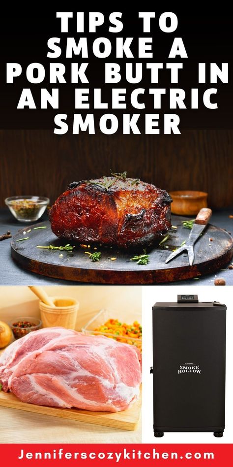 Pulled Pork In Electric Smoker, Smoked Boston Button Recipe Electric Smoker, Smoked Pork Butts On Electric Smoker, Pulled Pork Electric Smoker, Electric Smoker Pulled Pork, Boston Button Recipes Smoker, Pulled Pork Smoker Recipes, Oven Brisket, Smoker Cooking Recipes