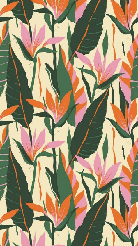 Wallpaper Vintage Hawaii Wallpaper, Bird Of Paradise Wallpaper, Birds Of Paradise Wallpaper, Hawaiian Wallpaper, Condo Inspiration, Rumpus Room, Paradise Wallpaper, Hawaii Homes, Hawaiian Tropic