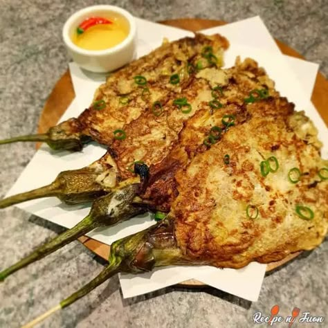 Talong Recipe, Filipino Eggplant, Eggplant Omelette, Pilipino Food Recipe, Phillipino Food, Easy Filipino Recipes, Tuna Recipe, Filipino Food Recipes, Pinoy Foods