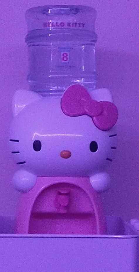 Hello Kitty Fridge, Hello Kitty Lava Lamp, Hello Kitty Bong, Pink Bathroom Hello Kitty, Hello Kitty Water Dispenser, Sanrio Room Decor, Hello Kitty Cleaning Supplies, Hello Kitty Dispenser, Hello Kitty Glass Pipes