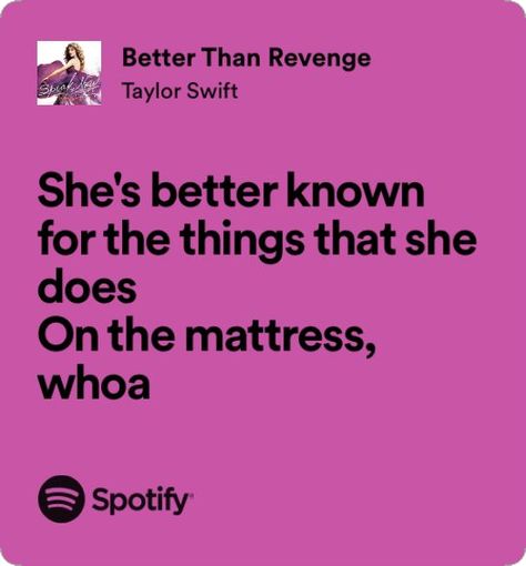 Music Lyrics Spotify, Better Than Revenge, Pink Lyrics, Taylor Swift Book, Lyrics Spotify, Scrapbook Pictures, Taylor Swift Speak Now, Speak Now, Favorite Lyrics