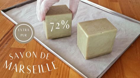 Video: how to make diy Marseille style soap at home with recipe Olive Oil Soap Recipe, Soap Accessories, Cold Press Soap Recipes, Natural Soaps Recipes, Soap Moulds, Soap Business, Diy Soaps, Spa Soap, Diy Projects Plans